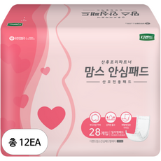 디펜드 산모용 맘스 안심 패드 일자형, FREE(onesize), 28개입, 12개