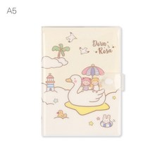 others 당 범 도 르 샤 페 이 퍼 A5 노트 필기 공책 일기장 A5: 오리 128 장