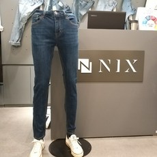 닉스 [NIX]신상사방스판 남성 뒷밴딩 워싱 뉴슬림청바지