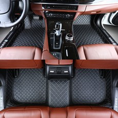 맞춤형 가죽 풀 세트 자동차 바닥 매트 bmw 호환 E70 2006 2007 2008 2009 2010 2011 2012 2013 마찰 방지 카펫 러그 액세서리, [05] Color 9, 1개