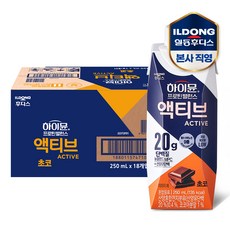 일동후디스건 하이뮨 프로틴 밸런스 액티브 초코 250ml, 18개