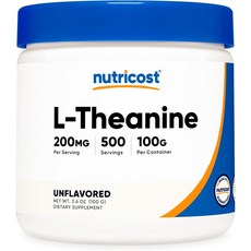 Nutricost 뉴트리코스트 L티로신 엘티로신 파우더 100g, 기본, 1개