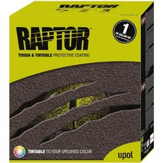 RAPTOR 착색 가능 트럭 베드 라이너 키트 - 1 US 갤런 키트 2.6 VOC, Tintable - 랩터라이너