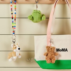 모마 젤리캣 애니멀 열쇠고리 애착인형 키홀더 백참 MOMA JELLYCAT ANIMAL BAG CHARM PLUSH, BETTY CORGI - 젤리캣키링