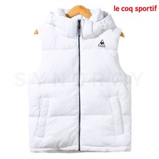 르꼬끄 공용 베이직 로고 다운조끼(화이트)Q9423ADVO9