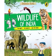 (영문도서) Discover India: Wildlife of India Paperback, India Puffin, English, 9780143445272
