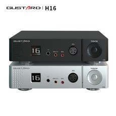 GUSTARD H16 XLR/RCA Balanced Headphone Amplifier Pre Amplifier, Black - gustard