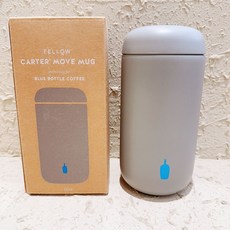 캡슐형 블루보틀텀블러 필터포함 펠로우 카터 355ml 화이트 그레이, Gray, 1개