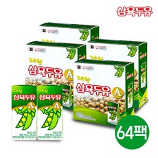 삼육 고소한 삼육두유A 64팩, 190ml, 64개