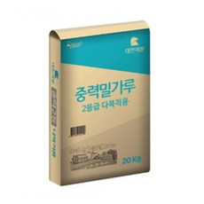 대한제분 중력 밀가루 2등급, 20kg, 1개