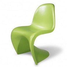 비트라 팬톤체어 Vitra Panton Chair 독서 주방 거실 카페의자, 그린(green)