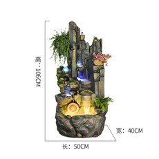 실내 연못장식 분수 인테리어 조형물 대형분수, 6219소형（50x40x106cm）