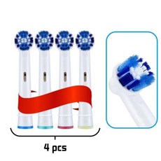 Oral B 교체형 전동 칫솔 헤드 구강 B 전기 어드밴스 프로 건강 트라이엄프 3D 엑셀 활력 4 개|Replacement Toothbrush Heads|, EB20 4pcs, EB20