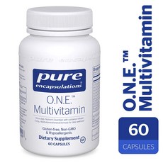Pure Encapsulations O.N.E. Multivitamin 퓨어 인캡슐레이션 멀티비타민 60 캡슐, 1개, 60개입