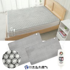 [로코스샵] 한일의료기 국내생산 그래핀 카본온열 숙면매트 전기매트 전기요 탄소열선 전자파 안심 항균 원적외선 방출