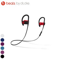 beats by dr.dre Powerbeats3 Wireless 이어폰 Beats Pop Collection, 저항 블랙 레드