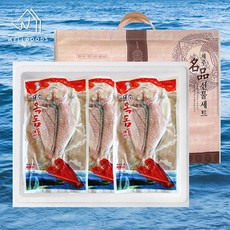 [웰굿] 제주직송 자연산 반건조 옥돔 선물세트 3호(옥돔3 중), 1개