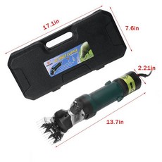 전기 양 애완 동물 털 깎기 키트 양모 절단 염소 농장 용품 2500W 6 13 개 치아, 1개, 01 Dark green