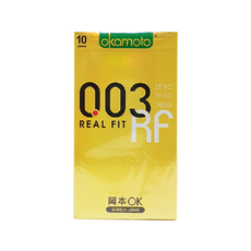 오카모토 003 리얼핏 RF 콘돔 박스 랜덤 발송, 10개입, 3개