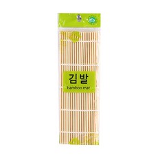 백색 대나무 김발 331 김밥싸기 속대 김밥말이, 상세페이지 참조, 1개