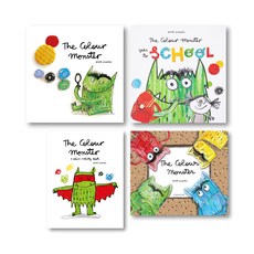 컬러몬스터 영어그림책 2종 + 액티비티북 + 팝업북 세트, Templar Press