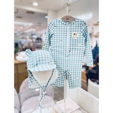 밍크뮤 밍크뮤HJ MN 체크올인원래쉬가드 (34314 620 02) (3431462001) HJ