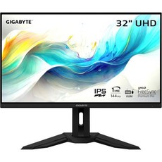 기가바이트 M32UC 32 144Hz 160Hz OC 4K UHD 커브드 게이밍 모니터 SSVA 3840x2160 디스플레이 1ms 응답 시간MPRT 1x 디스플레이포트 1.4, 32