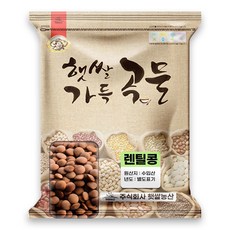 햇쌀푸드 수입 갈색 렌틸콩 브라운 렌즈콩, 1개, 4kg