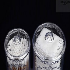 원형 원터치 면봉케이스 화장솜 보관함 귀지제거, 1개