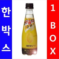 코카)슈웹스 레몬토닉 페트병 350ml 1박스(24개), 1