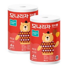 모나리자 점보롤 300m, 2개