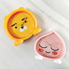 카카오프렌즈 저소음 탁상 알람시계(1p선택)7648/7655, 어피치(7655)