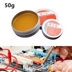 친환경 납땜 페이스트 송진 플럭스 용접 젤 회로 기판 전기 부품 수리 도구 50g10g, [01] 50g, 1.1PC - 50g, 1개