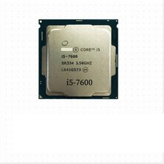 CPU cI57600 I57600 3.5GHz 쿼드코어 쿼드쓰레드 프로세서 6M 65W LGA 1151 - i57600