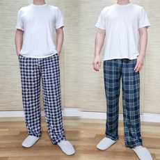 1+1 22FW 폭스 B타입 피치기모 파자마 일자 잠옷 바지 2종세트 남성용