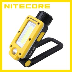 Nitecore 나이트코어 NWL20 600루멘 충전용 손전등 후레쉬 작업등 워크라이트 아웃도어, 1개, 노랑
