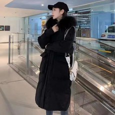 미디엄 롱 패딩 여성
