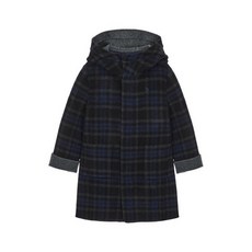 [헤지스키즈] [HAZZYS KIDS] 핸드메이드 후디 코트 (체크) (HPW11CC13M