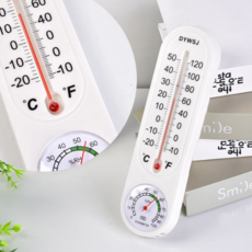 큰숫자 벽걸이 온습도계 아날로그 온도측정 영구사용가능, 단품