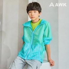 [AWK] 빅로고 썸머 후드 바람막이 점퍼 - awk3131