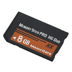 고속 8GB 메모리 스틱 프로 듀오 (MS-HX8A) PSP 액세서리 카메라 카드., 1개