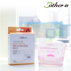 마더이즈 이유식 저장팩 200ml 30매 환경호르몬 무검출 전자레인지 사용가능, 1개, 30개입