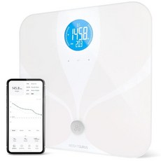 스마트체중계 무게추 BMI 근육 질량 골밀도 측정 및 추적 WiFi 프리미엄 스마트 체중계 더 큰 상품, 01 rabbit battery, 1개