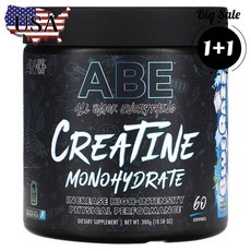 ABE 크레아틴 모노하이드레이트 블루 라즈 300g 1+1 미국정품, 1개