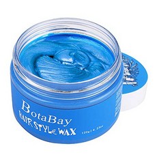Botabay 헤어 왁스 컬러 블루 헤어 왁스 4.23 oz 임시 헤어 염색 남성 및 여성용 천연 헤어 컬러링 왁스, 상세 설명 참조0, 상세 설명 참조0
