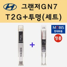 현대 그랜저GN7 T2G 녹턴그레이 붓펜 페인트 + 모비스 투명붓펜 8ml - gn7붓펜