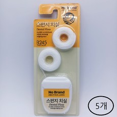 노브랜드 스펀지 치실 40m, 3개입, 5개