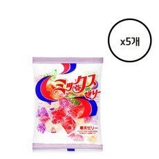 일본 킨조 과일 믹스 젤리 (재고확보), 125g, 5개