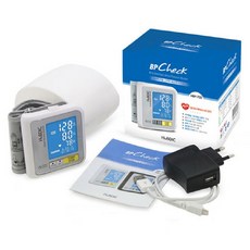 휴비딕 비피첵 플러스 손목형 자동 전자 혈압계 HBP-700 PRO 화이트 가정용 휴대용 디지털 혈압측정기, 1개