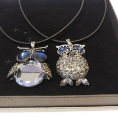 부엉이목걸이시계